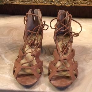 Adorable ankle wrap sandals!